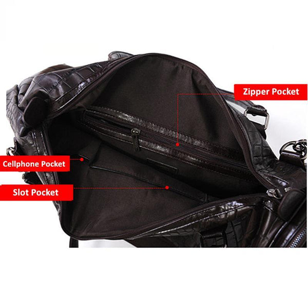 Crocodile Pattern Travel Bag