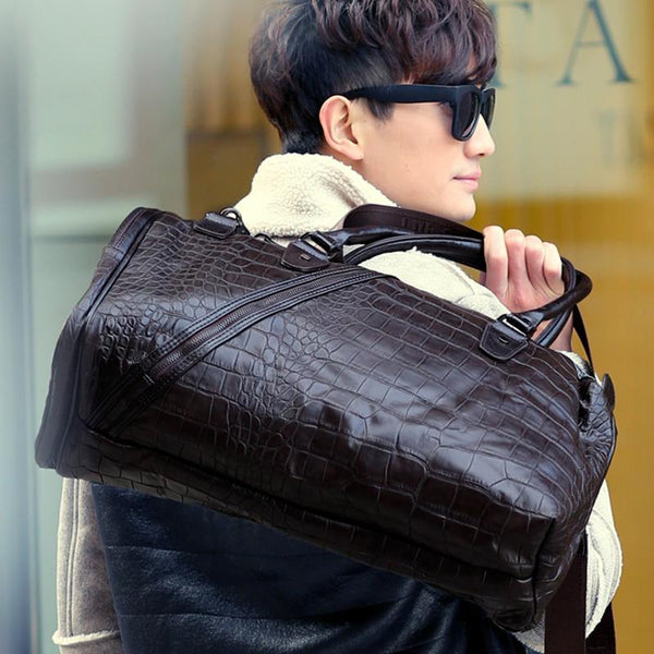Crocodile Pattern Travel Bag