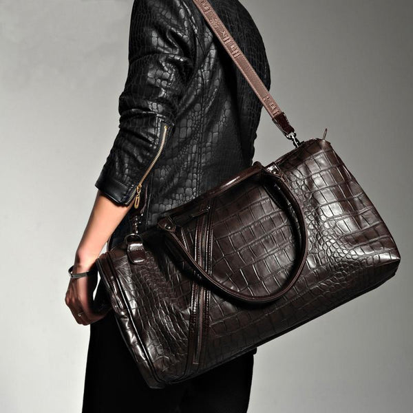 Crocodile Pattern Travel Bag