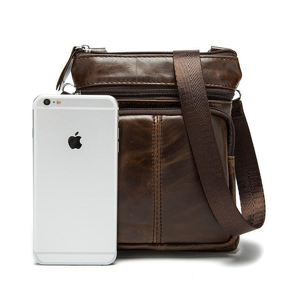 Cowhide Casual Flap Bag