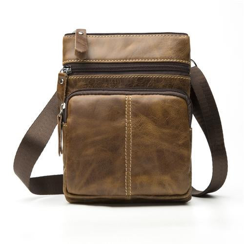 Cowhide Casual Flap Bag