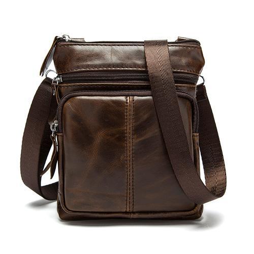 Cowhide Casual Flap Bag
